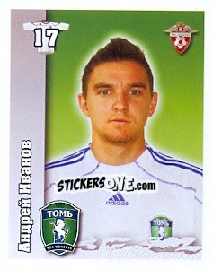Sticker Андрей Иванов - Russian Football Premier League 2010 - Sportssticker
