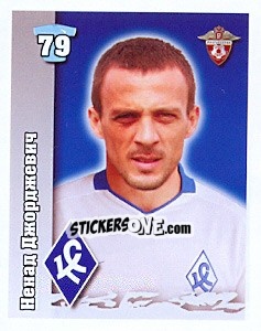Sticker Ненад Джорджевич / Nenad Djordjevic - Russian Football Premier League 2010 - Sportssticker