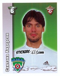Sticker Сантана Андерсон - Russian Football Premier League 2010 - Sportssticker