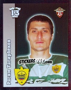 Sticker Расим Тагирбеков - Russian Football Premier League 2010 - Sportssticker