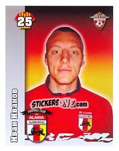 Sticker Иван Иванов - Russian Football Premier League 2010 - Sportssticker