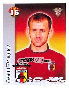 Sticker Аслан Машуков - Russian Football Premier League 2010 - Sportssticker
