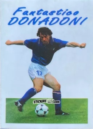 Figurina Fantastico Donadoni - Italia Mondiale 90
 n. 17 - Vallardi