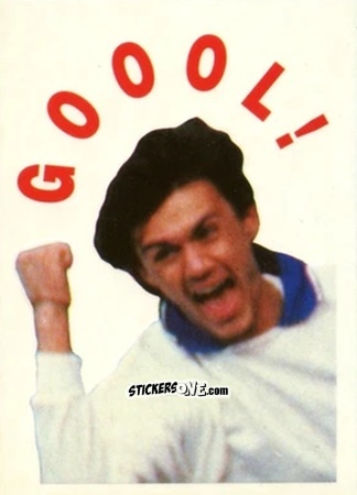 Figurina Goool! Paolo Maldini - Italia Mondiale 90
 n. 27 - Vallardi