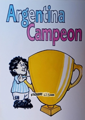 Cromo Argentina Campeon
