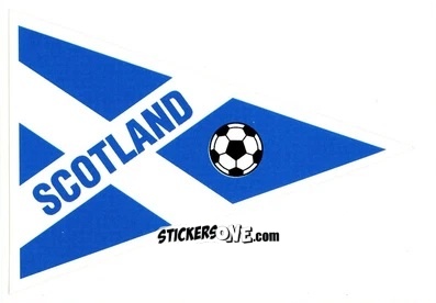 Cromo Scotland Flag - Italia Mondiale 90
 n. 56 - Vallardi