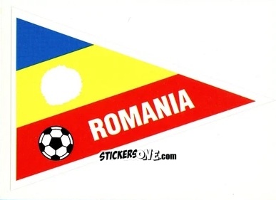 Figurina Romania Flag - Italia Mondiale 90
 n. 58 - Vallardi