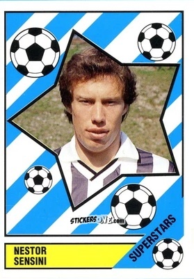 Sticker Nestor Sensini - Italia Mondiale 90
 n. 76 - Vallardi