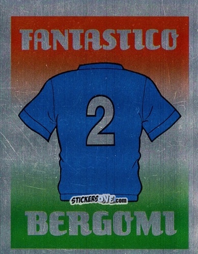 Figurina Fantastico Bergomi - Italia Mondiale 90
 n. 101 - Vallardi