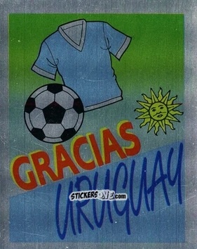 Cromo Gracias Uruguay