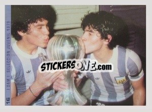 Sticker Figurina 16 - Promofigus Maradona El Mejor Jugador Del Siglo - NO EDITOR