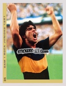 Sticker Figurina 35 - Promofigus Maradona El Mejor Jugador Del Siglo - NO EDITOR