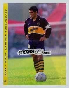 Sticker Diego Maradona 1997 - Promofigus Maradona El Mejor Jugador Del Siglo n. 124 - NO EDITOR