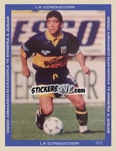 Sticker Maradona In Azione Con Il Boca - Promofigus Maradona El Mejor Jugador Del Siglo n. 163 - NO EDITOR