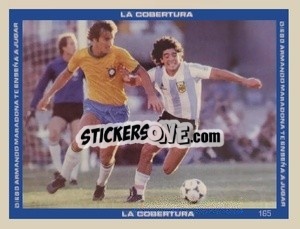 Cromo Figurina 165 - Promofigus Maradona El Mejor Jugador Del Siglo - NO EDITOR