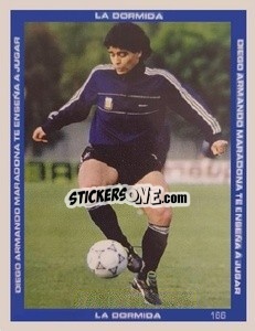 Sticker Maradona Si Allena Con L'Argentina - Promofigus Maradona El Mejor Jugador Del Siglo n. 166 - NO EDITOR