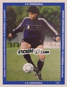 Sticker Figurina 166 - Promofigus Maradona El Mejor Jugador Del Siglo - NO EDITOR