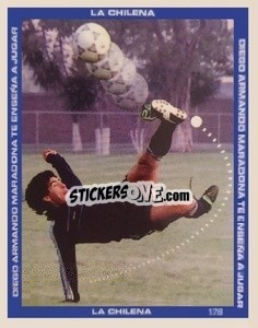 Sticker Figurina 178 - Promofigus Maradona El Mejor Jugador Del Siglo - NO EDITOR