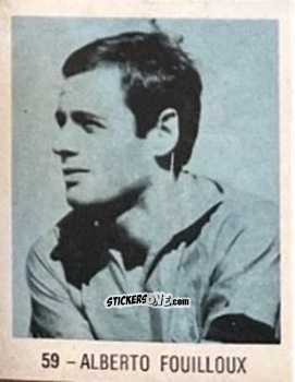 Figurina Alberto Fouilloux - El Libro de Los Mundiales 1977
 n. 59 - SUPERCOLLECION