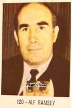 Figurina Alf Ramsey - El Libro de Los Mundiales 1977
 n. 120 - SUPERCOLLECION