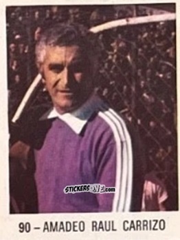 Figurina Amadeo Raul Carrizo - El Libro de Los Mundiales 1977
 n. 90 - SUPERCOLLECION