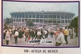Cromo Azteca de Mexico - El Libro de Los Mundiales 1977
 n. 139 - SUPERCOLLECION