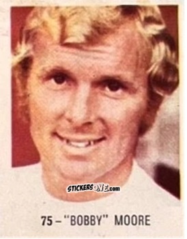 Sticker Bobby Moore - El Libro de Los Mundiales 1977
 n. 75 - SUPERCOLLECION