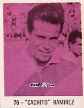 Cromo Cachito Ramirez - El Libro de Los Mundiales 1977
 n. 76 - SUPERCOLLECION