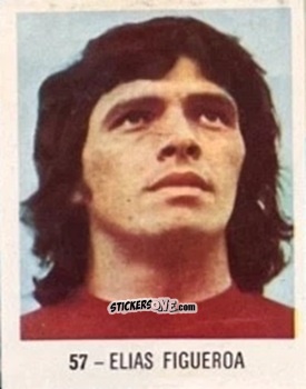 Cromo Elias Figueroa - El Libro de Los Mundiales 1977
 n. 57 - SUPERCOLLECION
