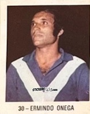Cromo Ermindo Onega - El Libro de Los Mundiales 1977
 n. 30 - SUPERCOLLECION