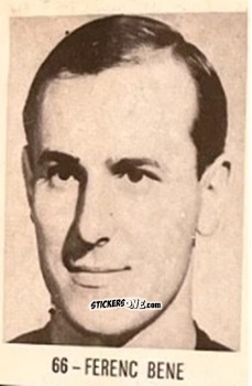 Cromo Ferenc Bene - El Libro de Los Mundiales 1977
 n. 66 - SUPERCOLLECION