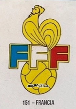 Sticker Francia - El Libro de Los Mundiales 1977
 n. 151 - SUPERCOLLECION