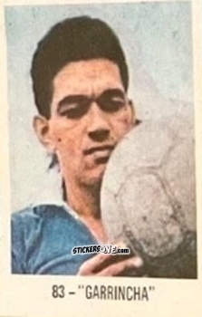 Cromo Garrincha - El Libro de Los Mundiales 1977
 n. 83 - SUPERCOLLECION