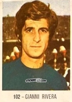 Sticker Gianni Rivera - El Libro de Los Mundiales 1977
 n. 102 - SUPERCOLLECION