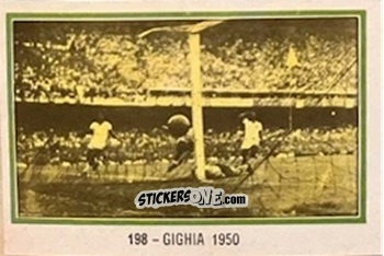 Sticker Alcides Ghiggia - 1950 - El Libro de Los Mundiales 1977
 n. 198 - SUPERCOLLECION