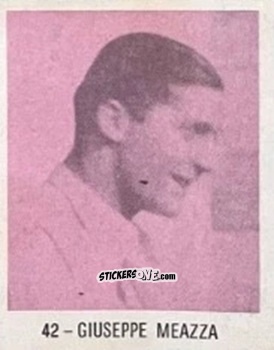 Cromo Giuseppe Meazza - El Libro de Los Mundiales 1977
 n. 42 - SUPERCOLLECION