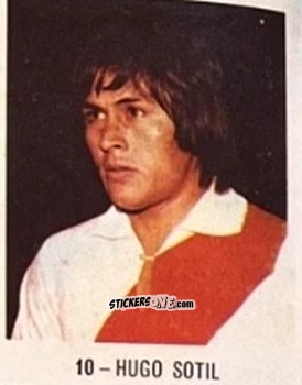 Sticker Hugo Sotil - El Libro de Los Mundiales 1977
 n. 10 - SUPERCOLLECION