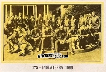 Sticker Inglaterra - 1966 - El Libro de Los Mundiales 1977
 n. 175 - SUPERCOLLECION
