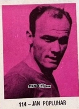 Cromo Jan Popluhar - El Libro de Los Mundiales 1977
 n. 114 - SUPERCOLLECION