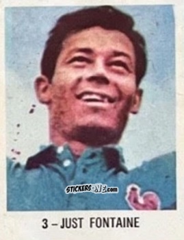 Cromo Just Fontaine - El Libro de Los Mundiales 1977
 n. 3 - SUPERCOLLECION