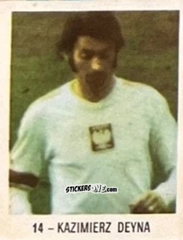 Cromo Kazimerz Deyna - El Libro de Los Mundiales 1977
 n. 14 - SUPERCOLLECION