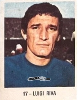 Cromo Luigi Riva - El Libro de Los Mundiales 1977
 n. 17 - SUPERCOLLECION