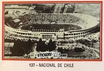 Sticker Nacional de Chile - El Libro de Los Mundiales 1977
 n. 137 - SUPERCOLLECION