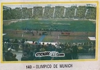Cromo Olimpico de Munich - El Libro de Los Mundiales 1977
 n. 140 - SUPERCOLLECION