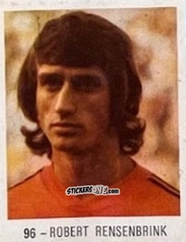 Cromo Robert Rensenbrink - El Libro de Los Mundiales 1977
 n. 96 - SUPERCOLLECION