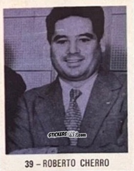 Figurina Roberto Cherro - El Libro de Los Mundiales 1977
 n. 39 - SUPERCOLLECION