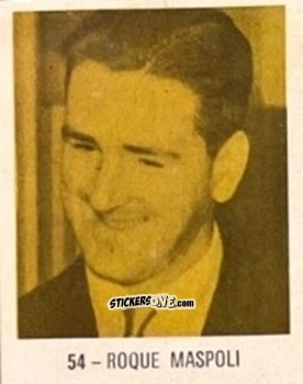 Cromo Roque Maspoli - El Libro de Los Mundiales 1977
 n. 54 - SUPERCOLLECION