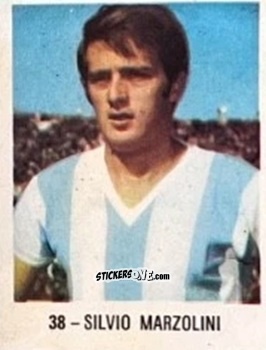 Sticker Silvio Marzolini - El Libro de Los Mundiales 1977
 n. 38 - SUPERCOLLECION