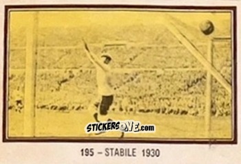 Cromo Stabile - 1930 - El Libro de Los Mundiales 1977
 n. 195 - SUPERCOLLECION