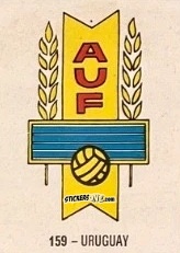 Sticker Uruguay - El Libro de Los Mundiales 1977
 n. 159 - SUPERCOLLECION